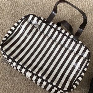 Henri Bendel CENTENNIAL striped travel caddy